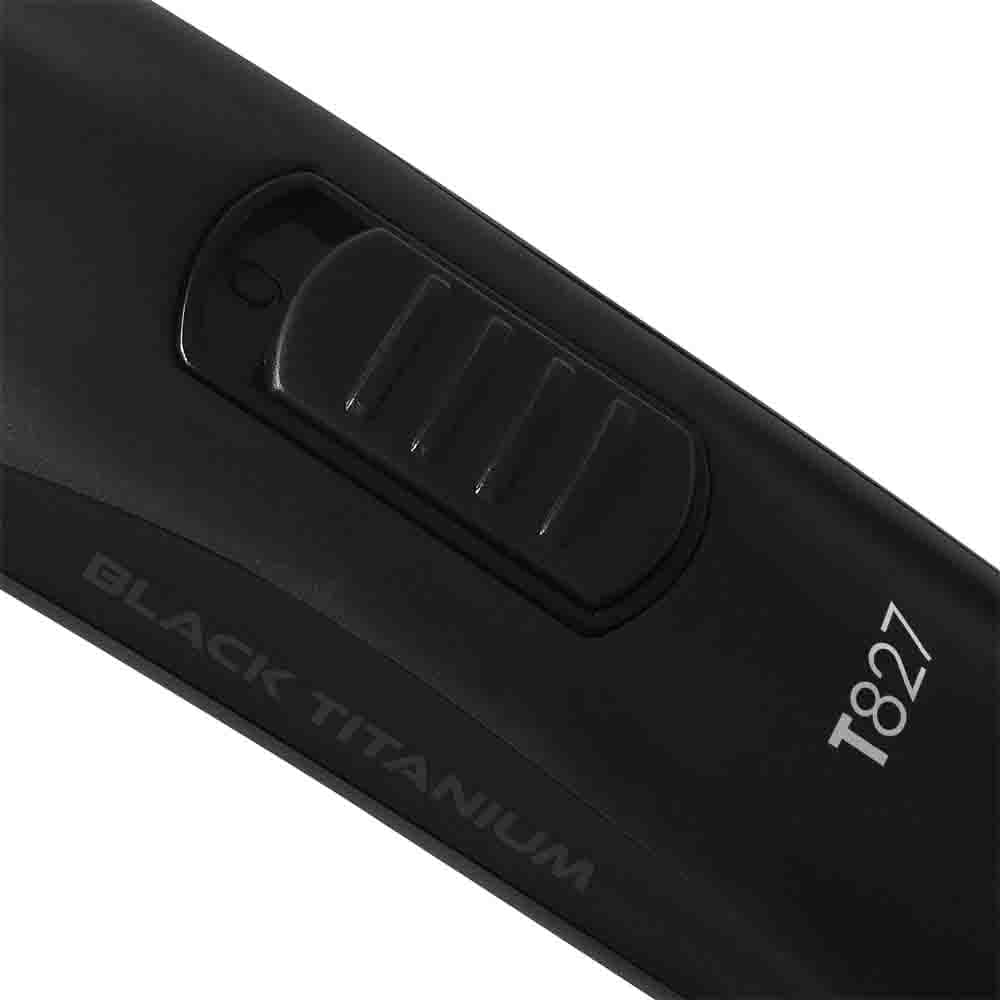 Kit Máquina De Corte T747 Black Titanium Usb Bivolt