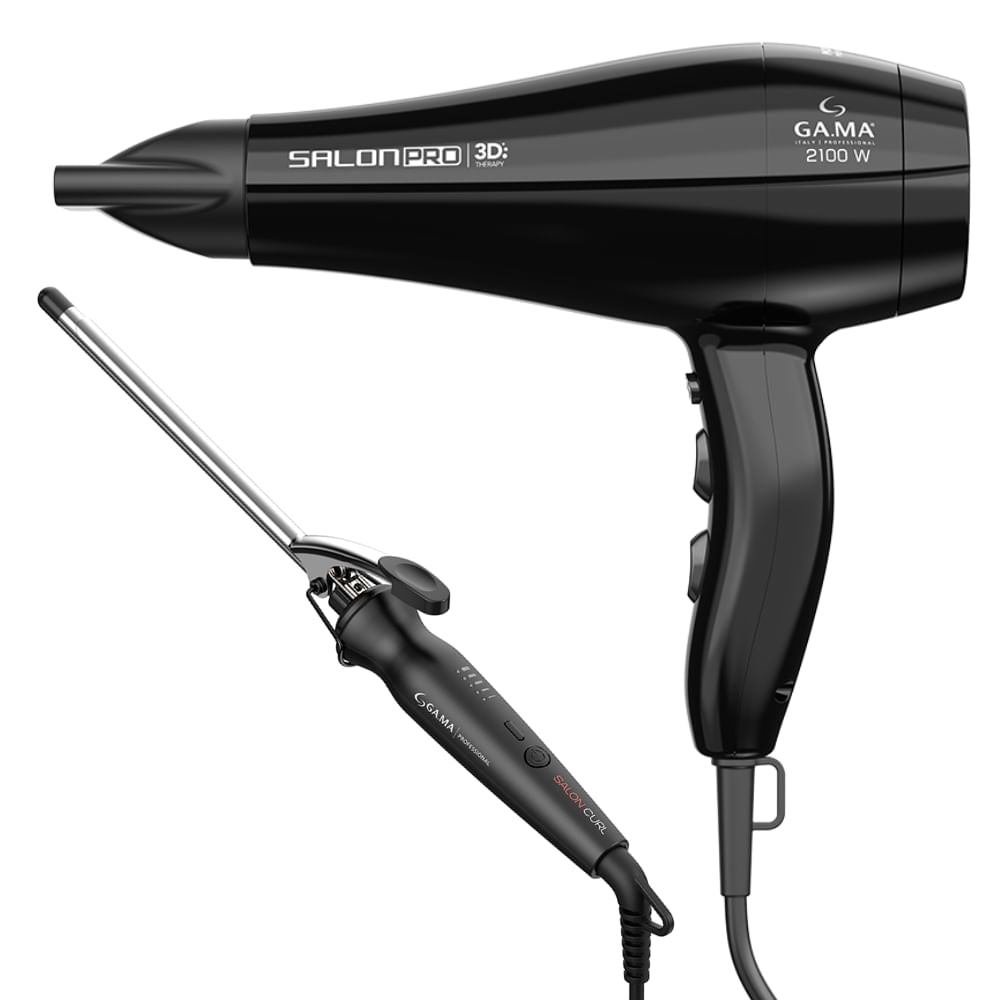 Kit Sec Salon Pro 3D e Modelador Salon Curl 9mm