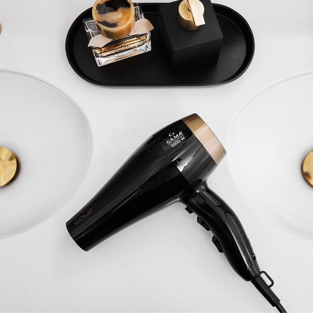 Secador de Cabelo Gold Íon Argan 2200W