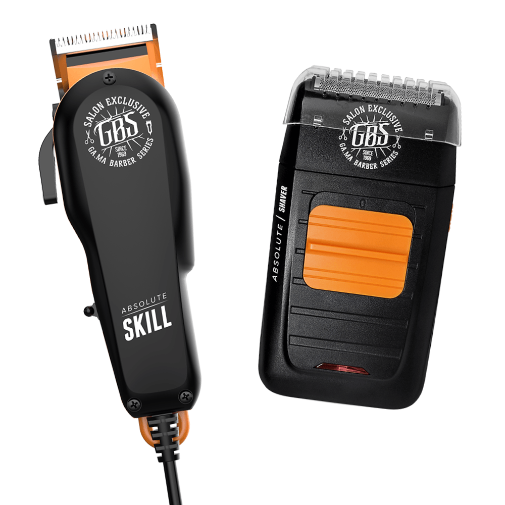 Kit GBS Máquina de corte Skill e Barbeador Shaver