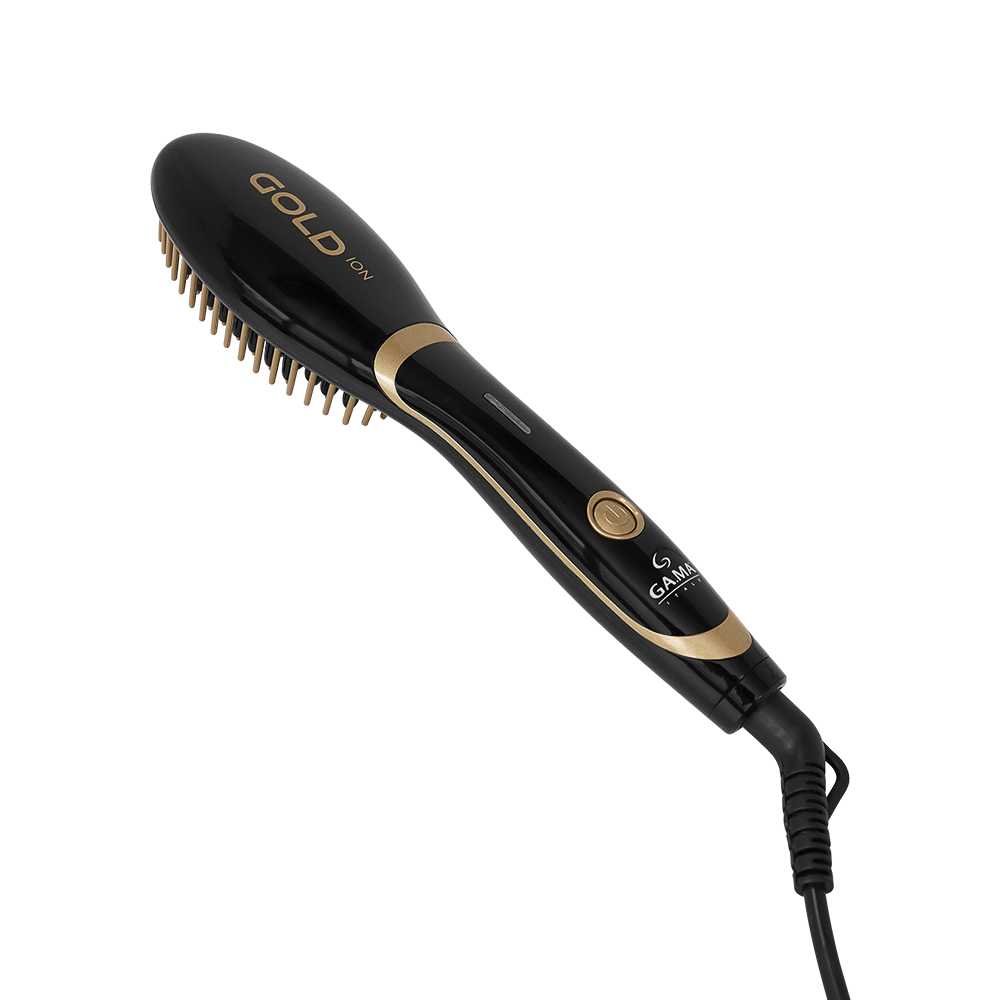 Kit Secador Gold Ion e Escova Alisadora Gold Ion