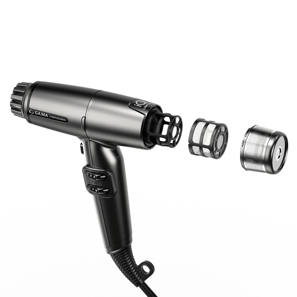 Kit Secador iQ Lite Max Silver e Prancha Vera Ceramika